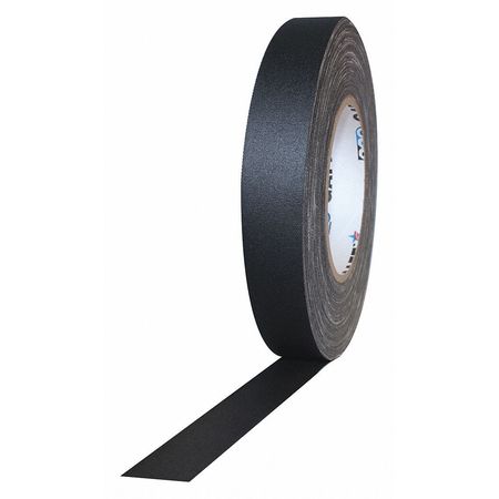 PROTAPES Matte Cloth Tape, 1x55yd., Black Cloth PRO-GAFF