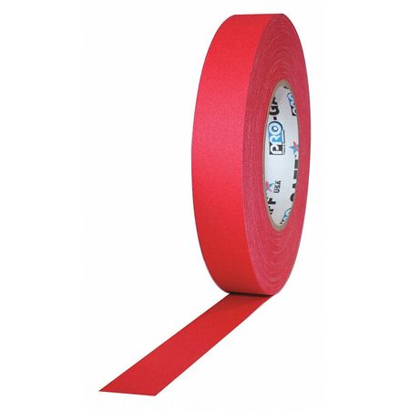 PROTAPES Matte Cloth Tape, 1x55yd., Red Cloth PRO-GAFF