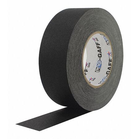 Protapes Matte Cloth Tape, 2x55yd., Black Cloth PRO-GAFF