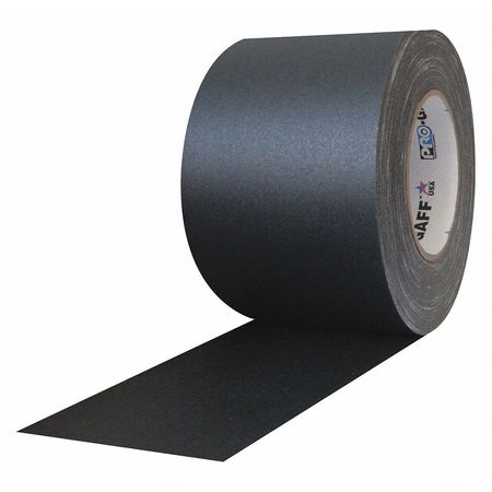 PROTAPES Matte Cloth Tape, 4x55yd., Black Cloth PRO-GAFF