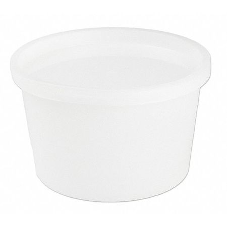 MEDEGEN MEDICAL PRODUCTS Container Lab w/Lid, 16 oz., PK100 02732