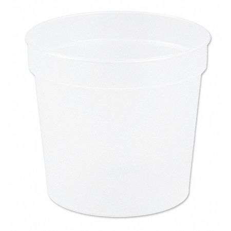 MEDEGEN MEDICAL PRODUCTS Container, Snap Cap, 5 oz., Base, PK500 PC8835-500S