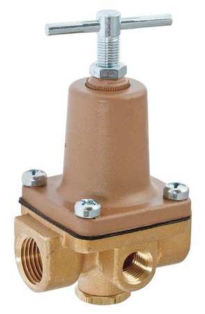 WATTS Small Pressure Regulator, Brass, 300 psi 3/8 LF263A 50-175