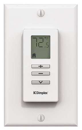 Dimplex Electric Baseboard Heater Wireless Thermostat, 0 Poles, White DPCRWS