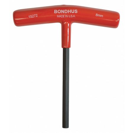 Bondhus Metric T-Handle Hex Key, 7 mm Tip Size 15270