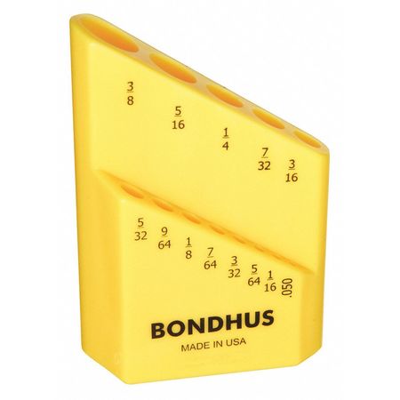Bondhus Bondhex Case Holds 13 L-Wrenches - Sizes: .050-3/8" 18037