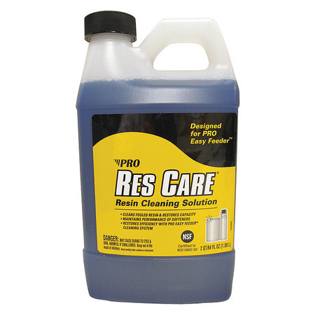 PRO PRODUCTS Water Softener Cleaner, Res Care, Removes Calcium, Concentrated, Liquid, 64 oz Bottle RK64N