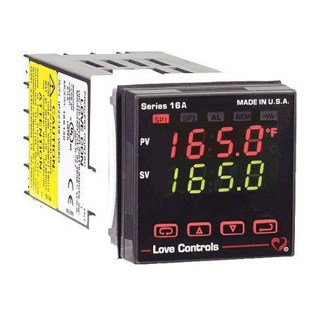 DWYER INSTRUMENTS 16 Din Temperature/Process Controller 16A2111