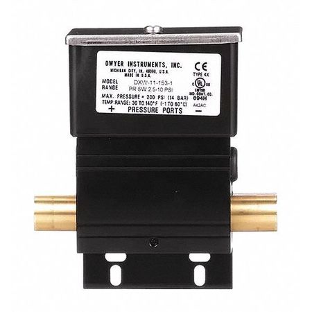 DWYER INSTRUMENTS Pressure Differential Switch DXW-11-153-1