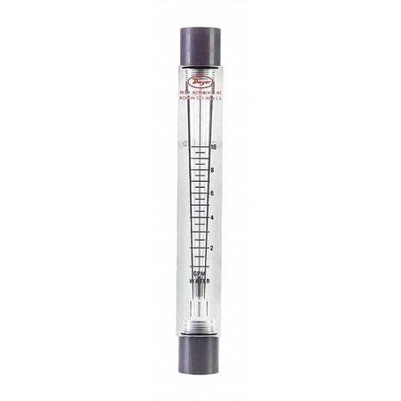 Dwyer Instruments 1-10 Gpm Water, Flow Meter VFC-142