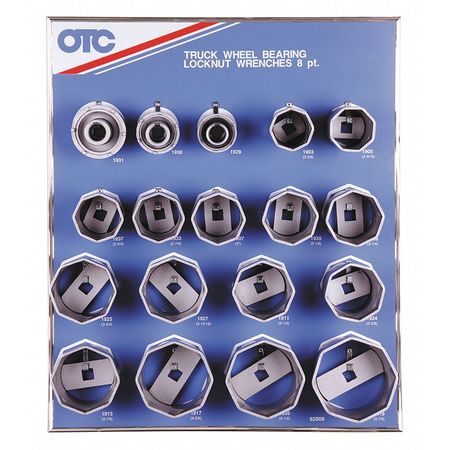 OTC 3/4" Drive Socket Set SAE 18 Pieces 1-3/4" to 4-7/8" , Paint 9851