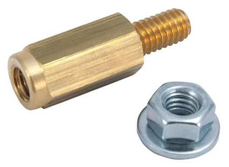 QUICKCABLE Nut, 1-31/50 In, Brass 6024