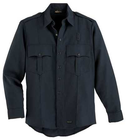 WORKRITE Flame Resistant Collared Shirt, Navy, Nomex(R), 50" FSE0NV 50 0L