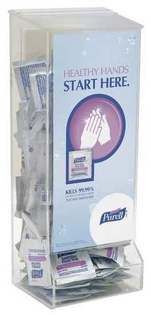 Purell Purell Sanitizing Hand Wipe Dispensr, PK6, Clear, Acrylic, 6 PK 9023-06