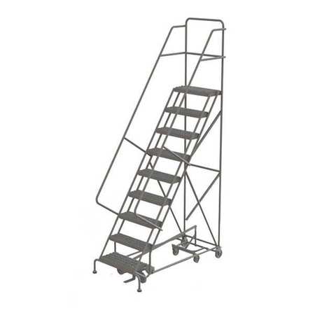 TRI-ARC 126 in H Steel All Direction Ladder, 9 Steps, 450 lb Load Capacity KDED109242
