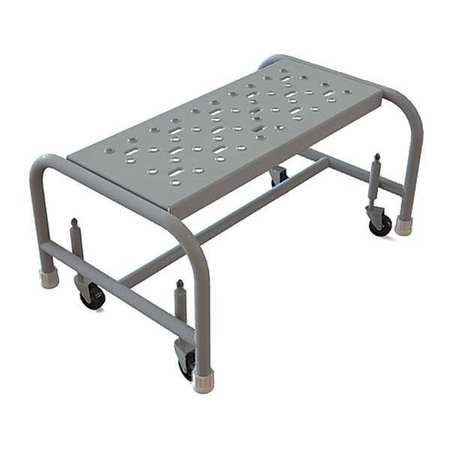 TRI-ARC Mobile Step Stand, Steel, Serrated, 24inW WLSR001242