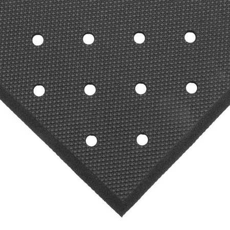 Notrax Mini-Diamond Studded Top Antifatigue Mat 3 Ft W x 4 Ft L, 5/8 In T17P0034BL