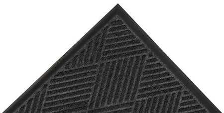 Notrax Entrance Mat, Charcoal, 3 ft. W x 168S0035CH