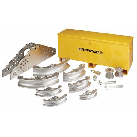 ENERPAC Hydraulic Pipe Bender, 9 Shoes, 1-1/4 to 4 in Size Range 8-7/8 in Bend Radius STB202X