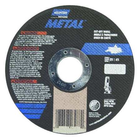 NORTON ABRASIVES CutOff Wheel, Rightcut, 4-1/2"x.040"x7/8" 07660701617