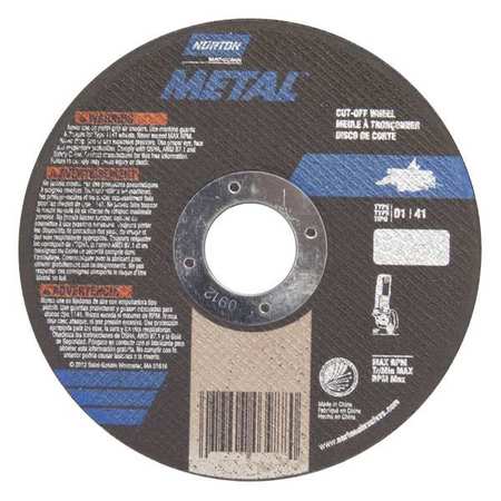 NORTON ABRASIVES CutOff Wheel, Rightcut, 6"x.040"x7/8" 07660702757