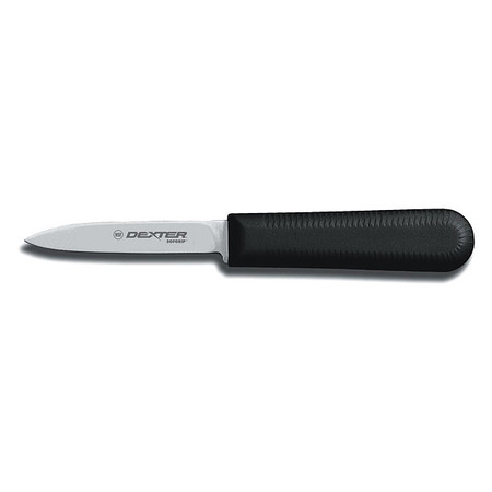 DEXTER RUSSELL Cooks Style Parer, Black Handle 3.25 In Parer, 7-1/4" L 24333B
