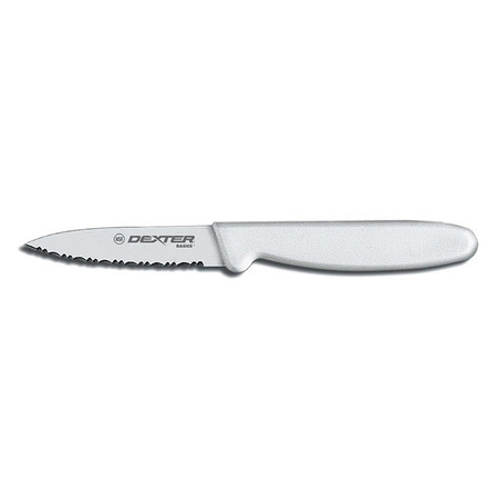 DEXTER RUSSELL Paring Knife Scalloped, 7" L 31612