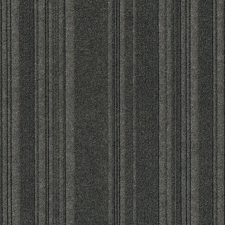 FOSS FLOORS Couture 24" x 24" N09 Black Ice Carpet Tiles - 15PK 7SDMN0915PK