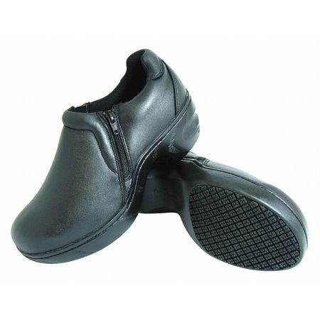 GENUINE GRIP Shoes, Slip-On, Zipper, Women, Black, PR, Size: 10 460-10M