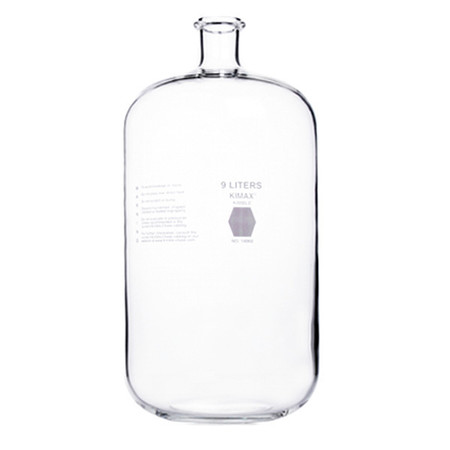 KIMBLE KIMAX Bottle, 4000ml, Glass, Clear 14960-4