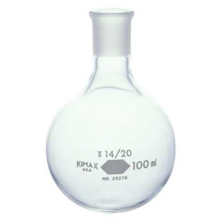 KIMBLE CHASE Round Bottom Flask, 250mL, Glass, PK12 25276-250