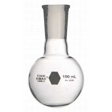KIMBLE CHASE Round Bottom Flask, 500mL, Glass, PK12 25285-500
