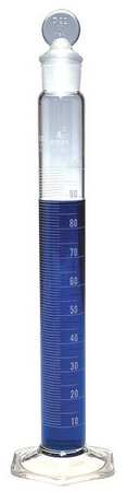 KIMBLE CHASE Graduated Cylinder, 250mL, 33 Glass, Clear 20036-250