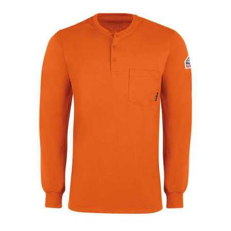 VF IMAGEWEAR Lsfr Interlock Henley Orange 6.25 Oz SEL2OR RG 4XL