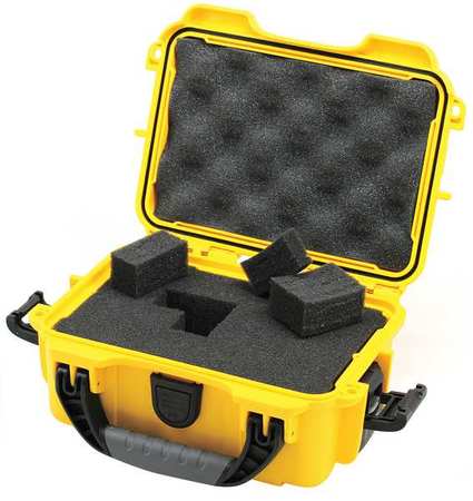 NANUK CASES Yellow Protective Case, 9.1"L x 6.8"W x 3.8"D 903S-010YL-0A0