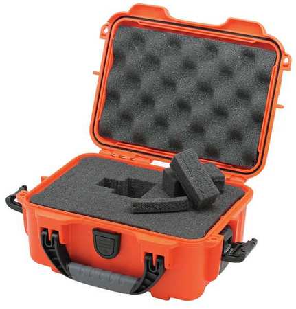 Nanuk Cases Orange Protective Case, 10.2"L x 7.9"W x 4-1/2"D 904S-010OR-0A0