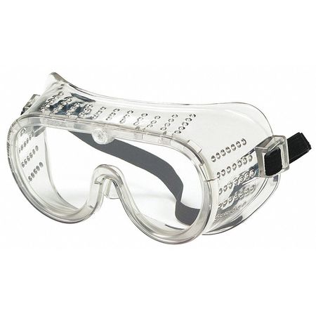 Mcr Safety Impact Resistant Safety Goggles, Clear Scratch-Resistant Lens, Standard Goggle Series 2120