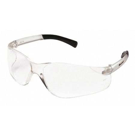 Mcr Safety Safety Glasses, Clear Uncoated 26G909