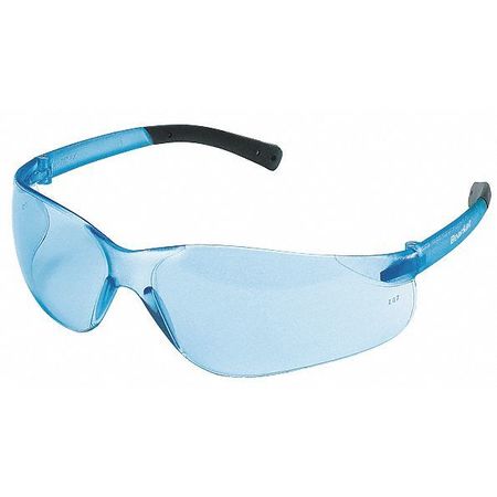 Mcr Safety Safety Glasses, Blue Anti-Scratch BK113