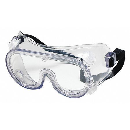 MCR SAFETY Safety Goggles, Clear Anti-Fog, Scratch-Resistant Lens, Verdict Series 2235RB