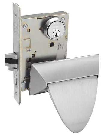 SARGENT Mortise Lock, Push/Pull, Entrance/Office SG-8255ALP-32D RHR W INSIDE TURN PIECE