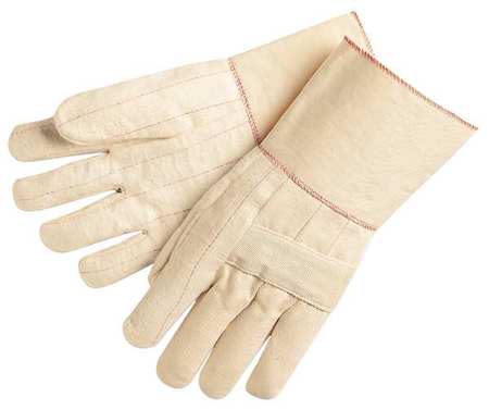 Mcr Safety Heat Resistant Gloves, Gauntlet, L, PR 9124G