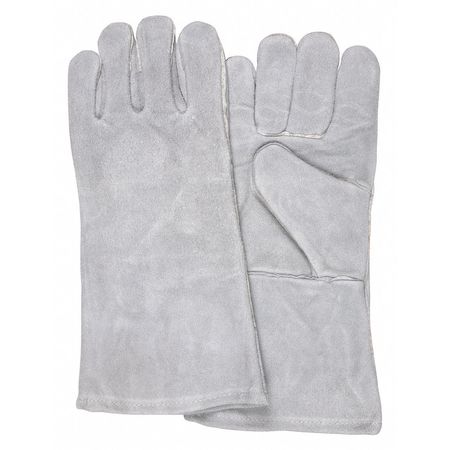 MCR SAFETY Welding Gloves, Cowhide Palm, S, 12PK 4152