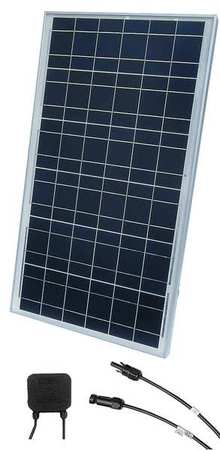 SOLARTECH POWER Polycrystalline Solar Panel, 65 W, 18.1V DC, 3.69 A, 36 Cells, 4mm PV SPM065P-N