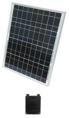 SOLARTECH POWER Polycrystalline Solar Panel, 45 W, 18.3V DC, 2.52 A, 36 Cells, Junction Box SPM045P-F