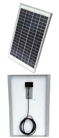 SOLARTECH POWER Polycrystalline Solar Panel, 20 W, 33.9V DC, 0.61 A, 68 Cells, Ring Terminal SPM020P-WP