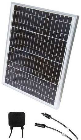SOLARTECH POWER Polycrystalline Solar Panel, 40 W, 33.9V DC, 1.21 A, 36 Cells, MC4 SPM040P-WP-N