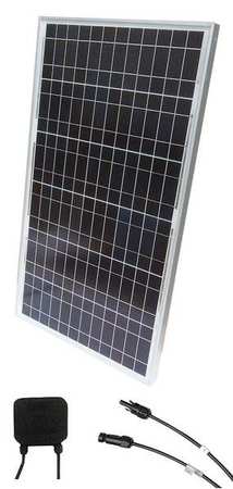 SOLARTECH POWER Polycrystalline Solar Panel, 65 W, 36V DC, 1.81 A, 36 Cells, MC4 SPM065P-WP-N