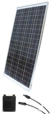 SOLARTECH POWER Polycrystalline Solar Panel, 140 W, 35.2V DC, 3.98 A, 72 Cells, MC4 SPM140P-SWP-FN