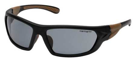 CARHARTT Safety Glasses, Gray Scratch-Resistant CHB220D